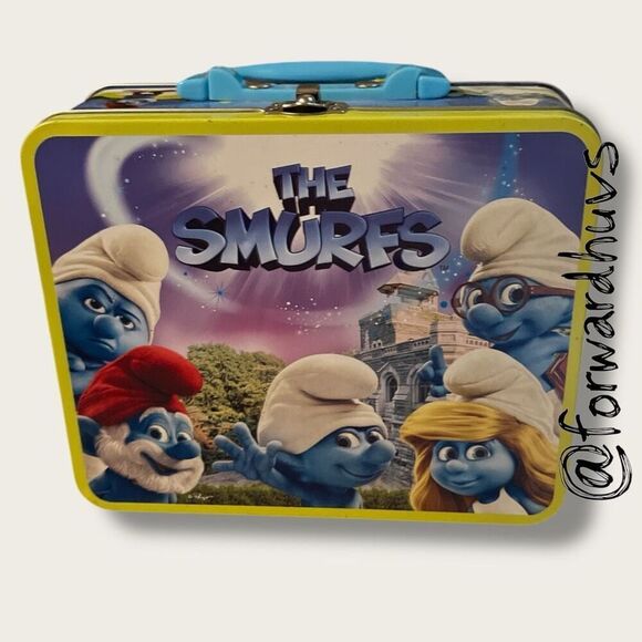 2011 The Smurfs Metal Lunchbox without Thermos - Picture 1 of 11